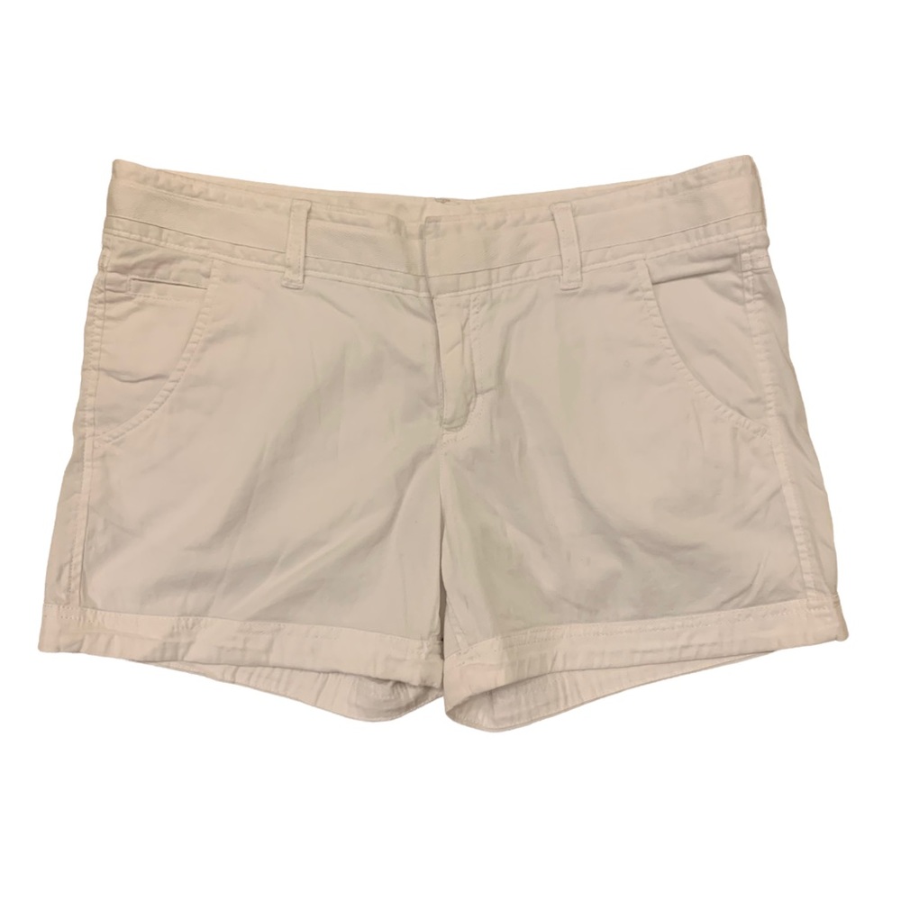 Athleta White Cotton Shorts